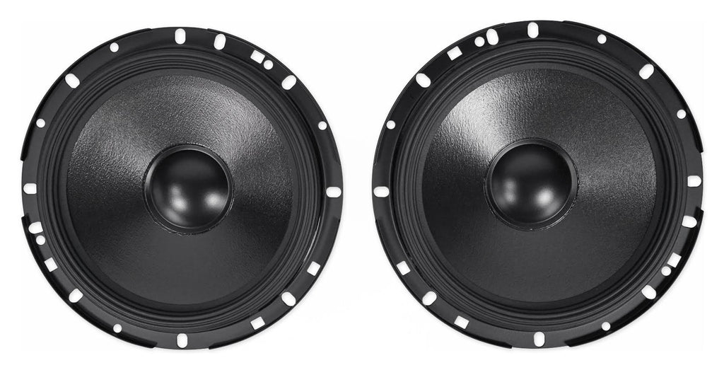 2 Pairs 6.5x22 Car Audio Component Speakers with Tweeters O423462