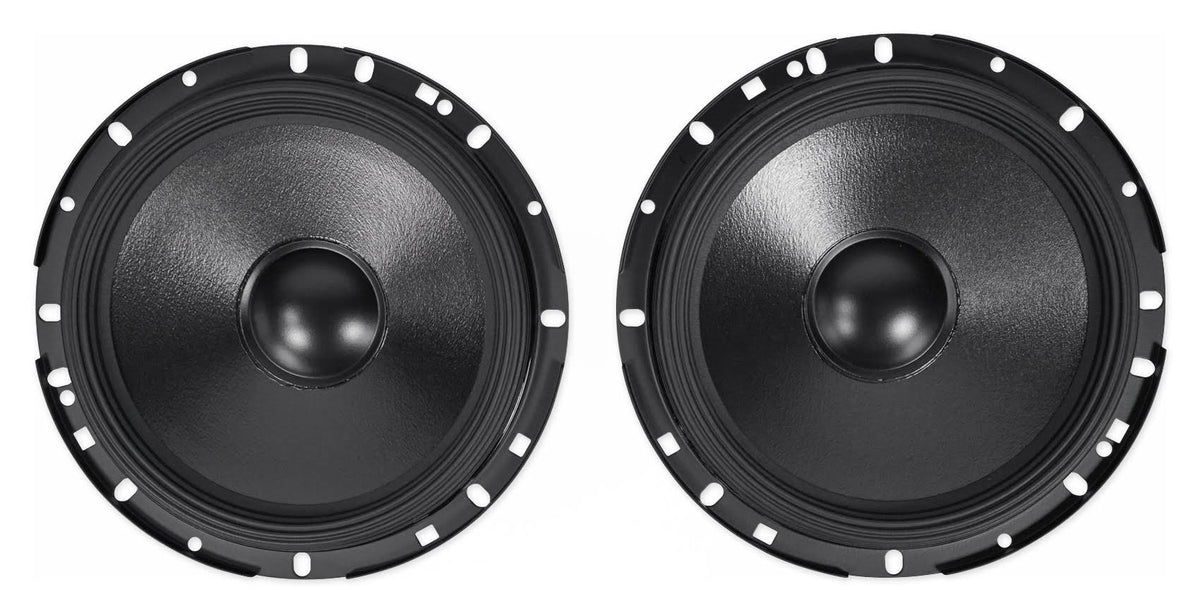 2 Pairs 6.5x22 Car Audio Component Speakers with Tweeters O423462