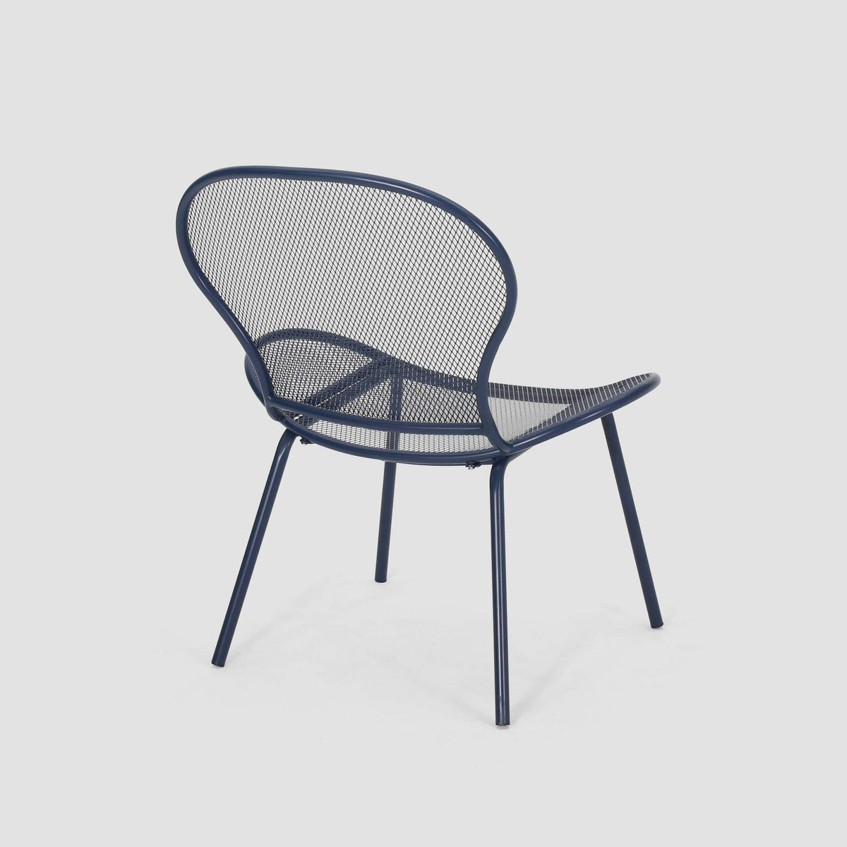 3PC Iron Chat Set Matte Navy Blue Y971