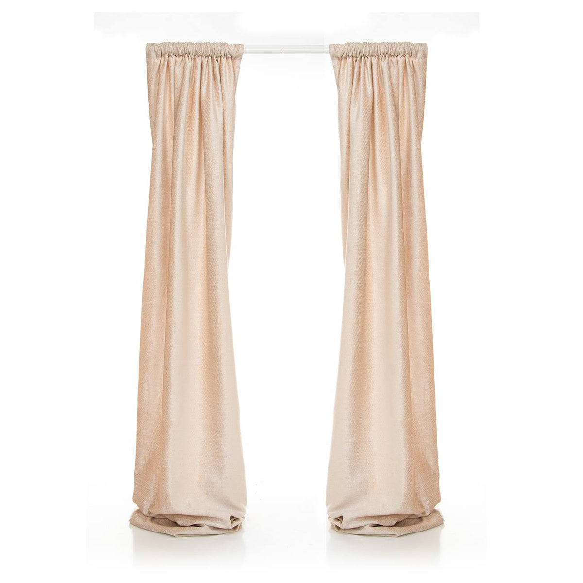 Cream Lined Drapery Panels Set A518