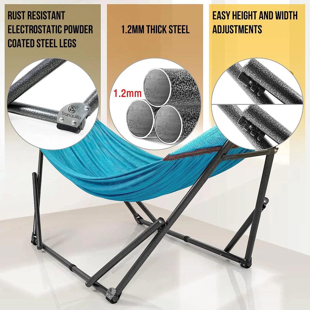 Double Hammock with Adjustable Stand & Bag B98531