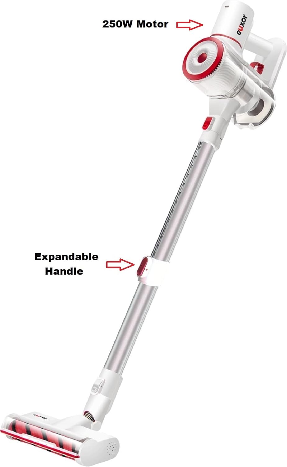 Cordless Stick Vacuum Cleaner 250W 20 KPA Handheld Stick Vacuum K19861