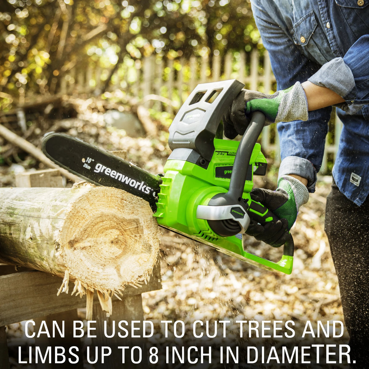 24V Cordless Chainsaw with 2.0 Ah Battery & Charger E5487