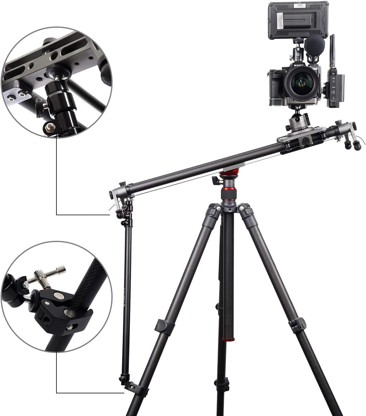 Camera Slider Support Arm Stabilizer K809025