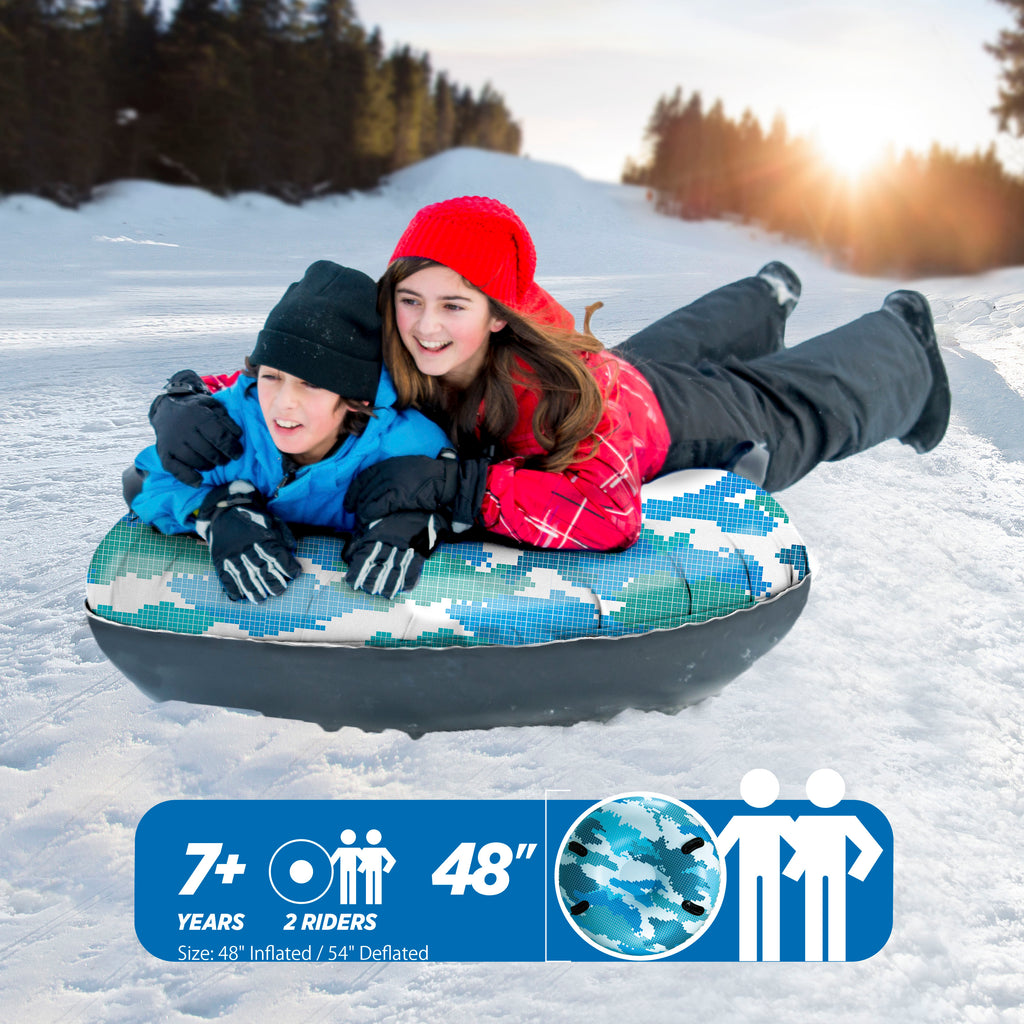 Blue Camo Snow Tube - 48" O9053