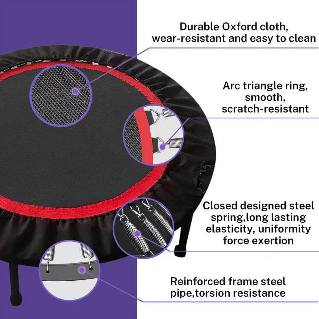 40 Foldable Mini Trampoline 330 lb Weight K461