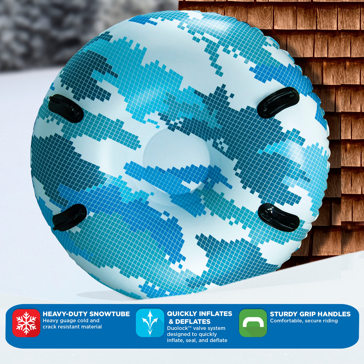 Blue Camo Snow Tube - 48" O9053