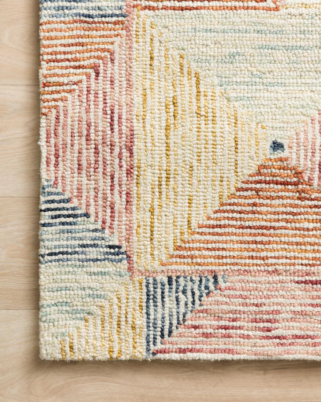 Ivory Multi Geometric Area Rug F299955