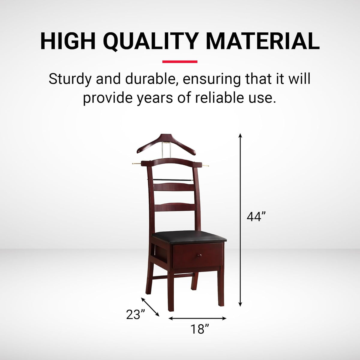 Mahogany Chair Valet X2159