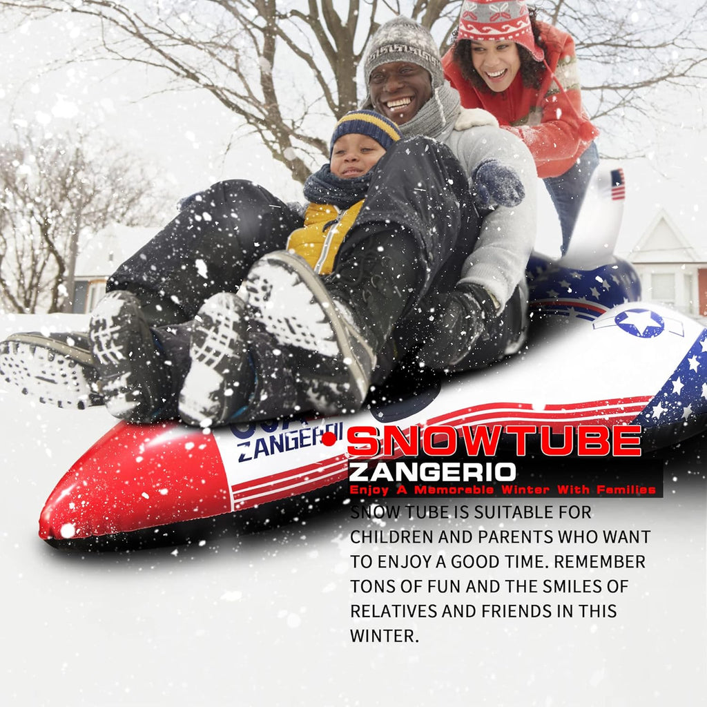 Heavy Duty Inflatable Snow Sled Pack of 2 R72933