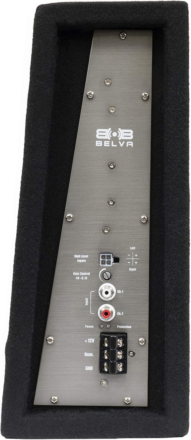 600 Watt Peak 10-inch Amplified Loaded Subwoofer Box O453583