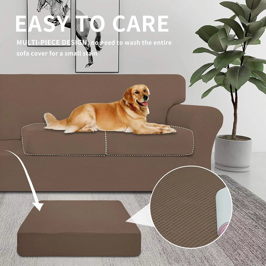 5 Piece Sofa Covers for 4 Cushion Couch L846666