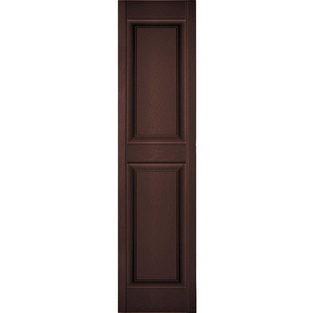 12 inch x 80 inch Vinyl Double Panel Shutters X520