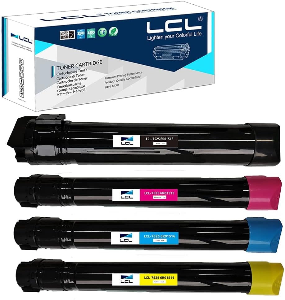 Compatible Toner Cartridge Replacement 4-Pack Black Cyan Magenta Yellow C12577