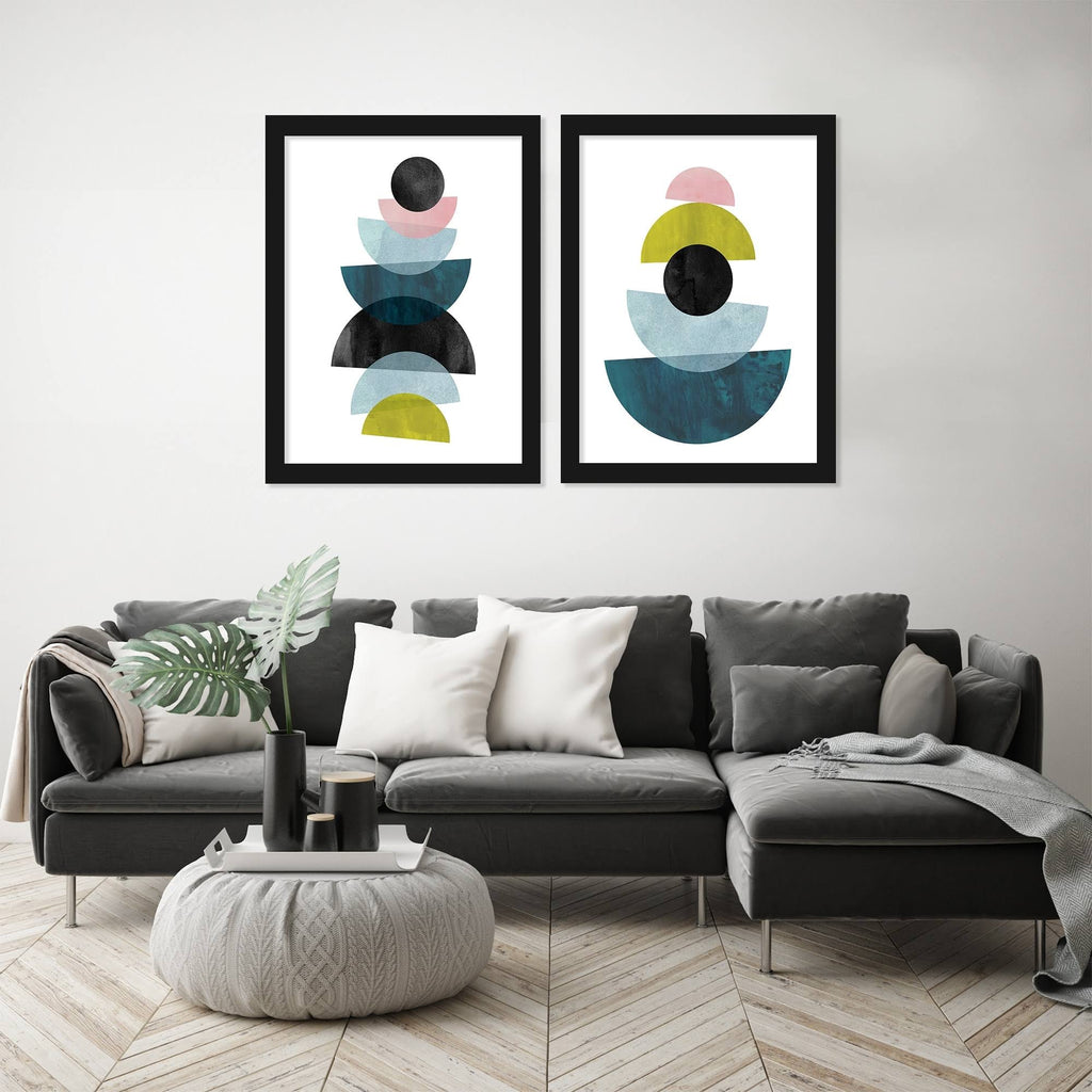 Black Framed Print Set M380