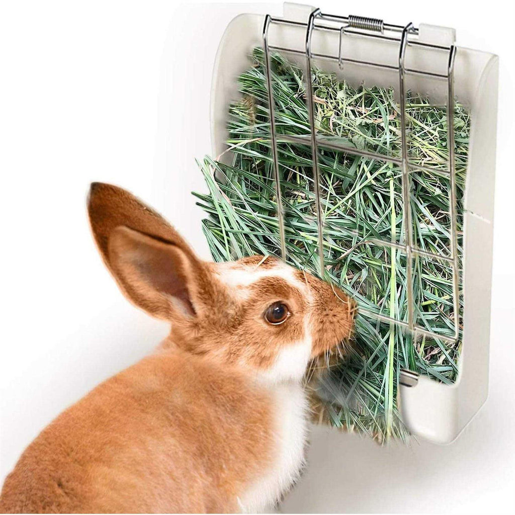 Rabbit Bunny & Guinea Pig Hay Feeder Rack Food Dispenser B890