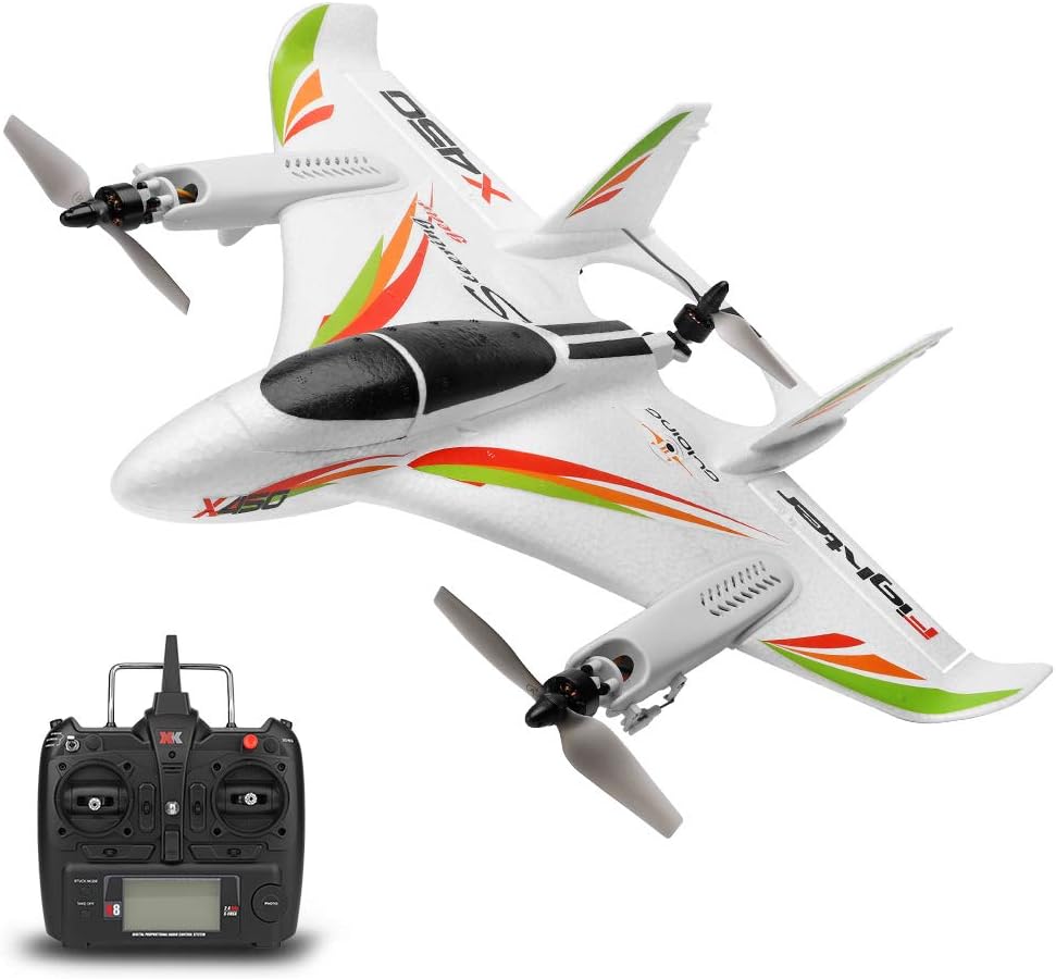 2.4G Remote Control 6 Channel Brushless Motor RC Airplane D673