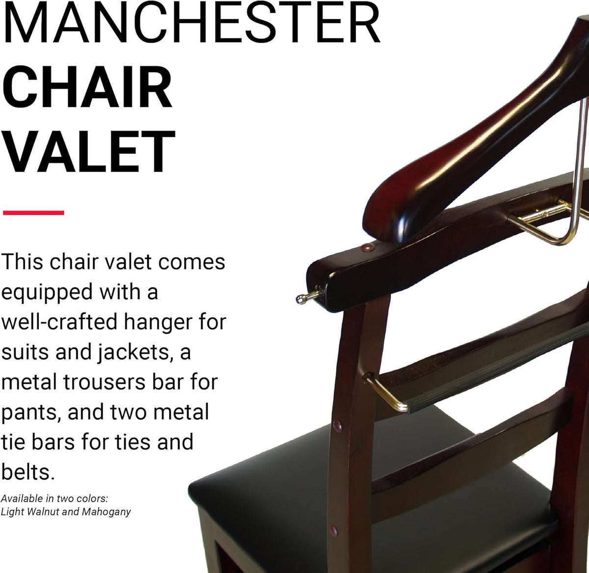 Mahogany Chair Valet X2159