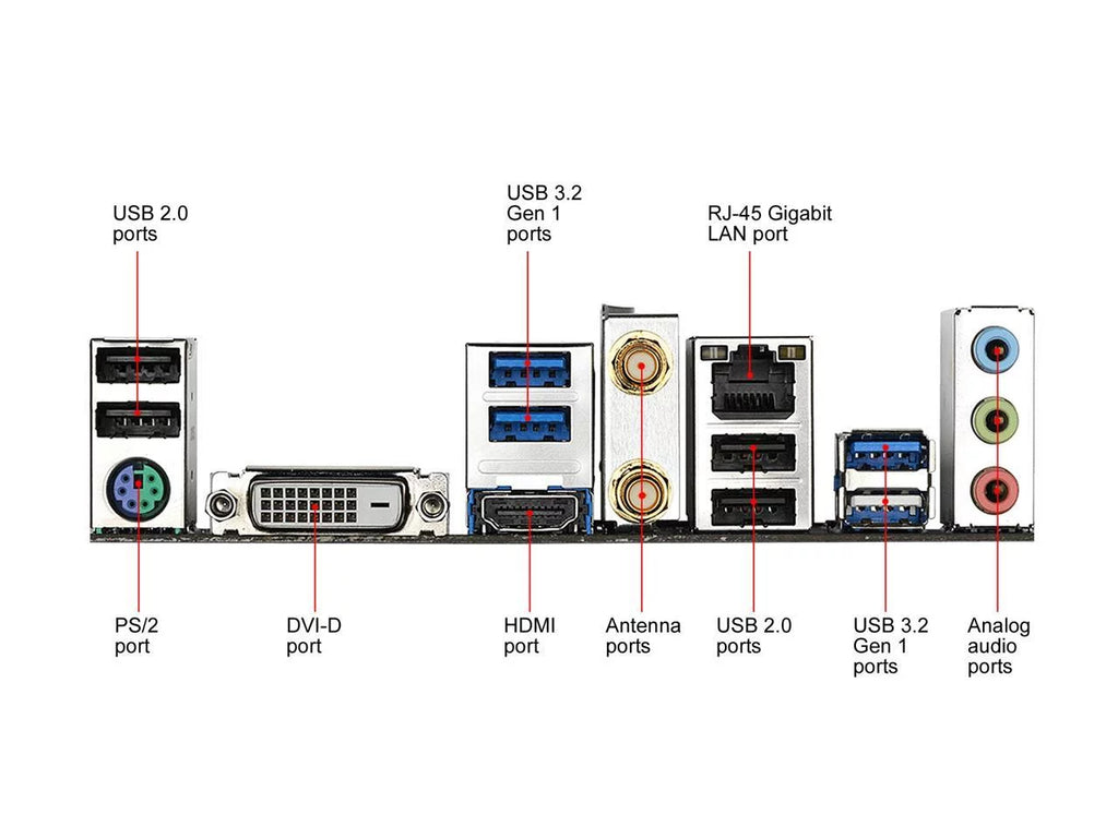 B550M Micro ATX AMD Motherboard Z456559