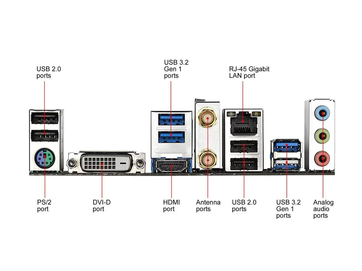 B550M Micro ATX AMD Motherboard Z456559