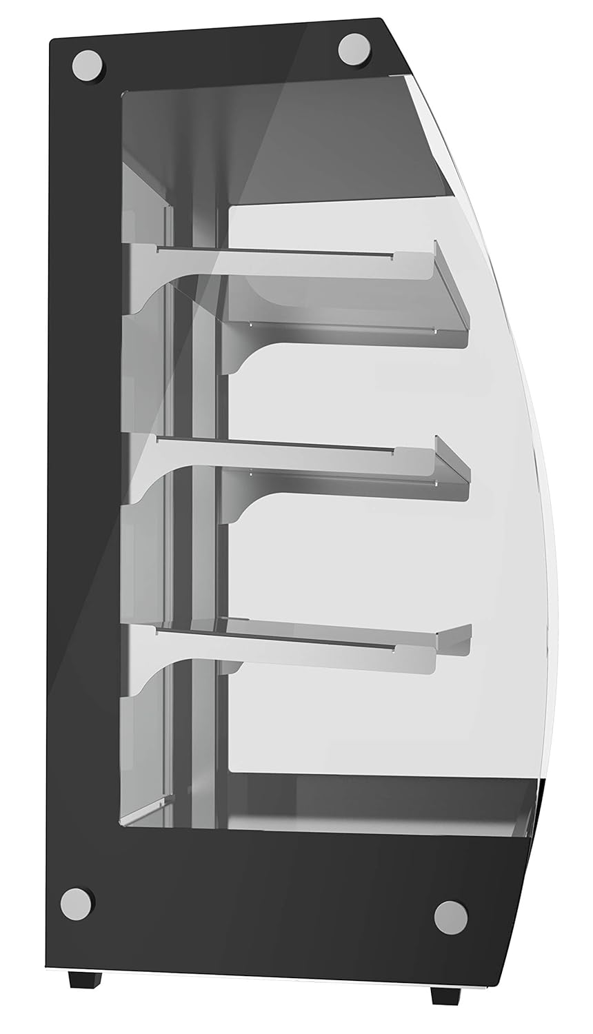 Commercial Glass Bakery Display Case 4 Tier with LED Lighting C201