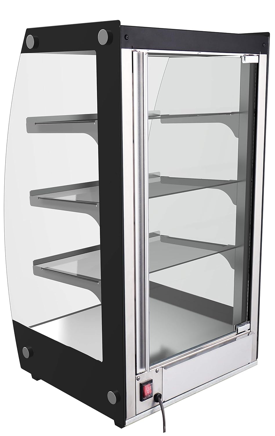 Commercial Glass Bakery Display Case 4 Tier with LED Lighting C201