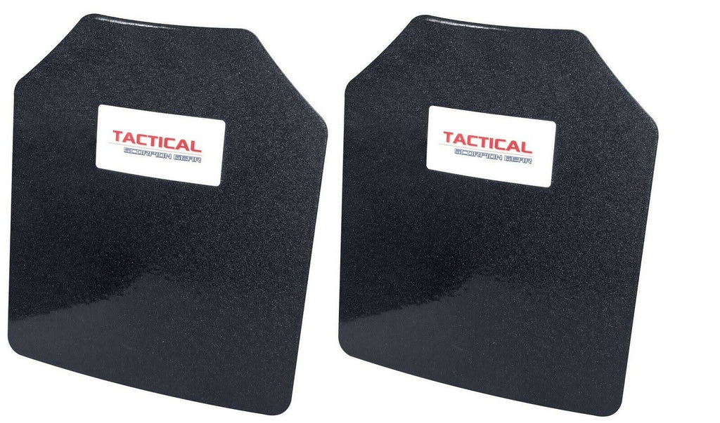 Level III AR500 Body Armor Plates Pair Curved 10 x 12 H7281