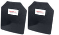 Level III AR500 Body Armor Plates Pair Curved 10 x 12 H7281