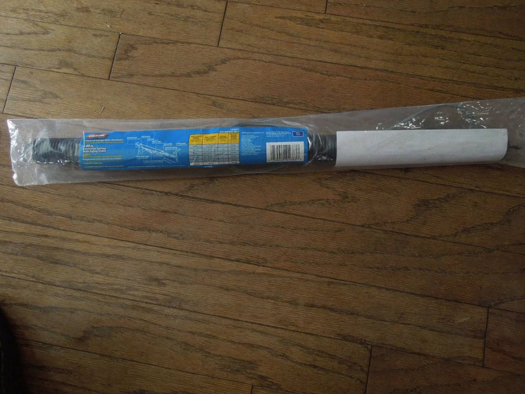 Black Garage Door Extension Spring with Safety Cable T423975