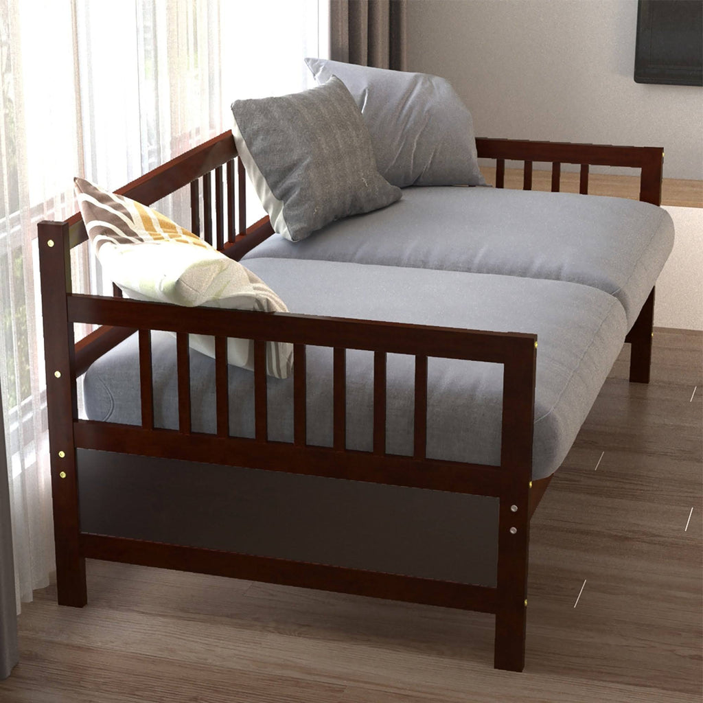 Espresso Wooden Daybed Frame Sofa Bed C682780