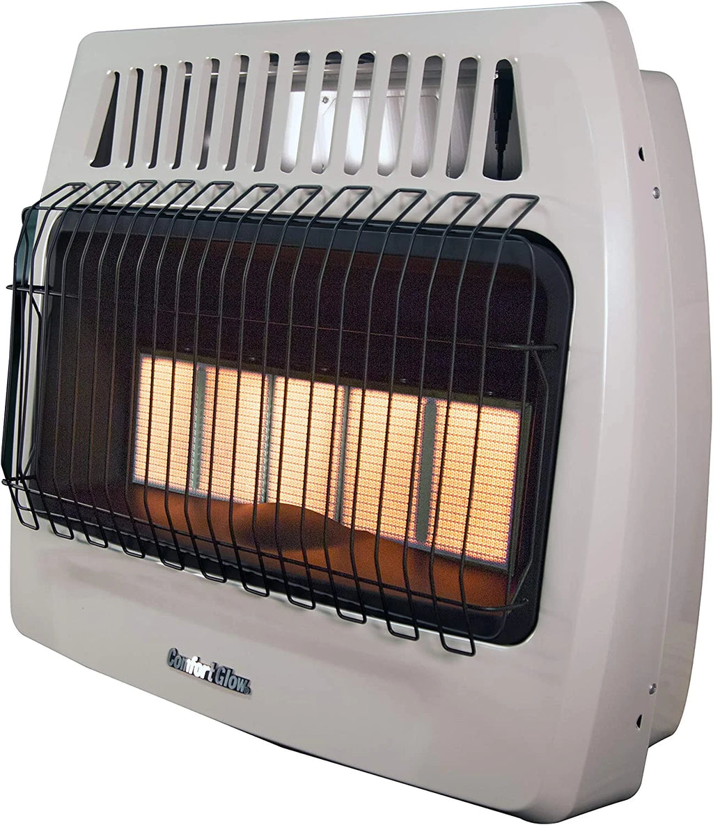 30,000 Btu 5 Plaque Natural Gas Infrared Vent Free Wall Heater K837231