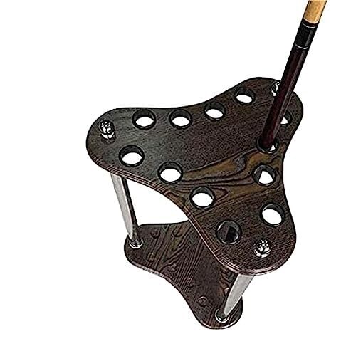 12-Hole Wooden Pool Cue Rack A18336