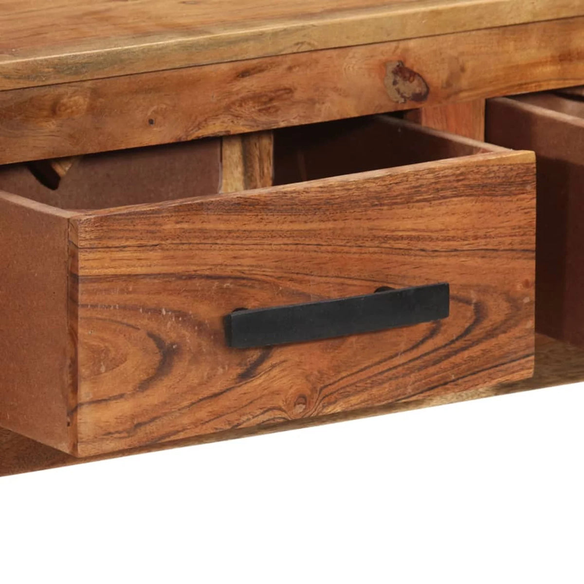 Solid Acacia Wood Sideboard with 3 Drawers R315