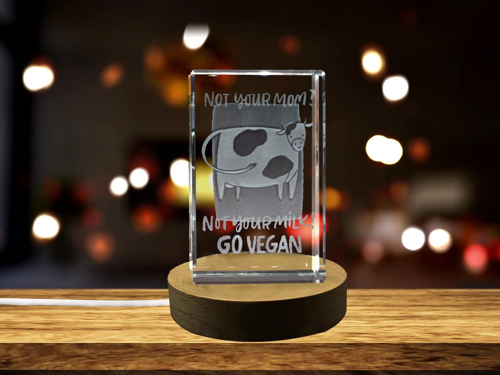 3D Engraved Crystal Keepsake N81679