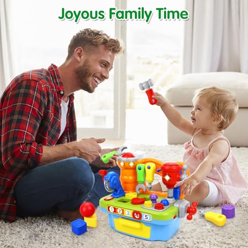 Musical Toddler Tool Bench with Sound Lights Effect Y951