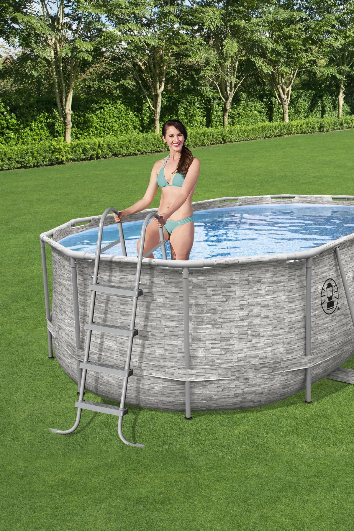 16' x 10' x 48' Oval Pool Set Z20366