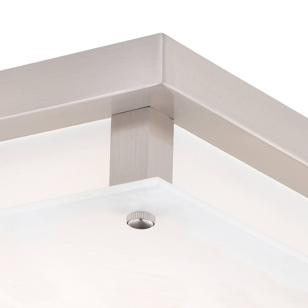 Satin Nickel LED Flush Mount O502596