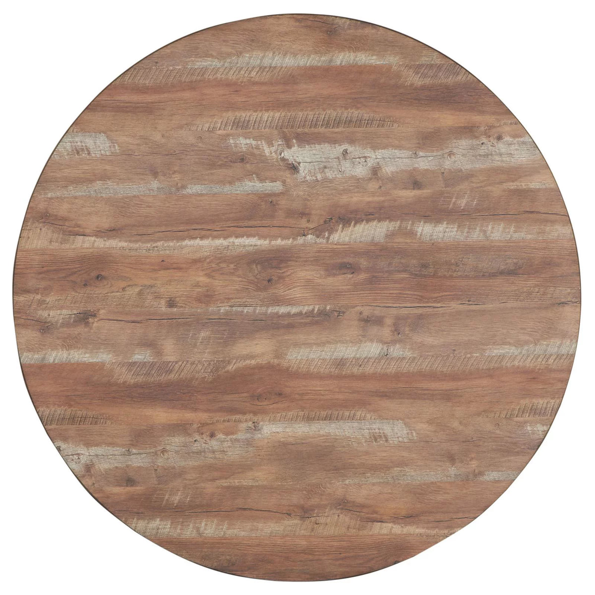 Round Counter Height Table Yukon Oak and Black X76737