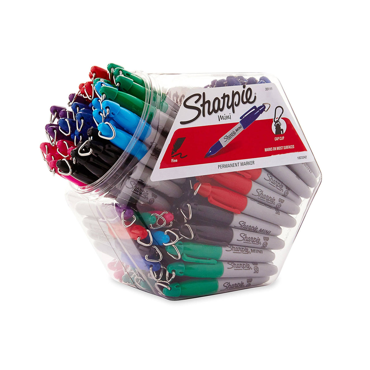 Fine Point Assorted Colors Permanent Markers, 72-Count A86133