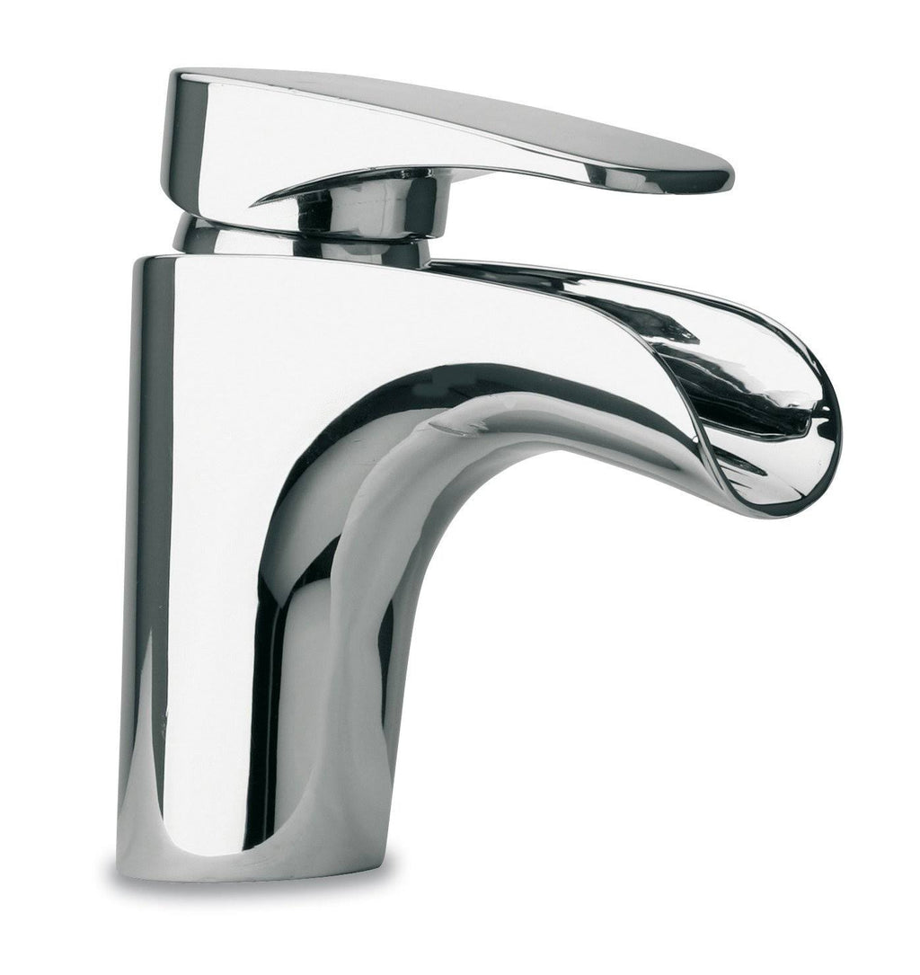 Single Lever Handle Lavatory Faucet Brushed Nickel W676