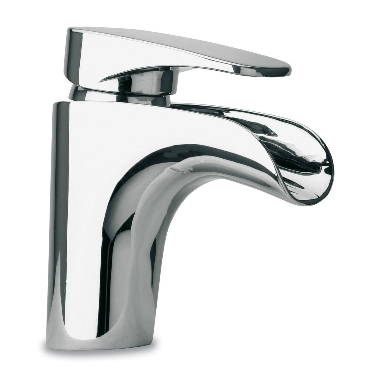 Single Lever Handle Lavatory Faucet Brushed Nickel W676