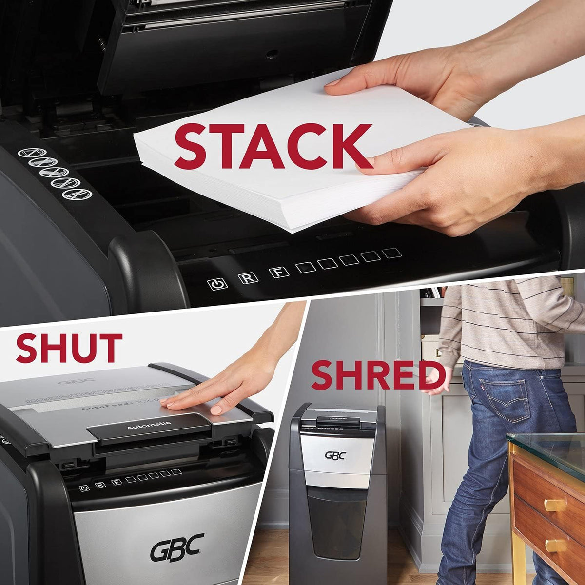600 Sheet Capacity Micro-Cut Paper Shredder M67311
