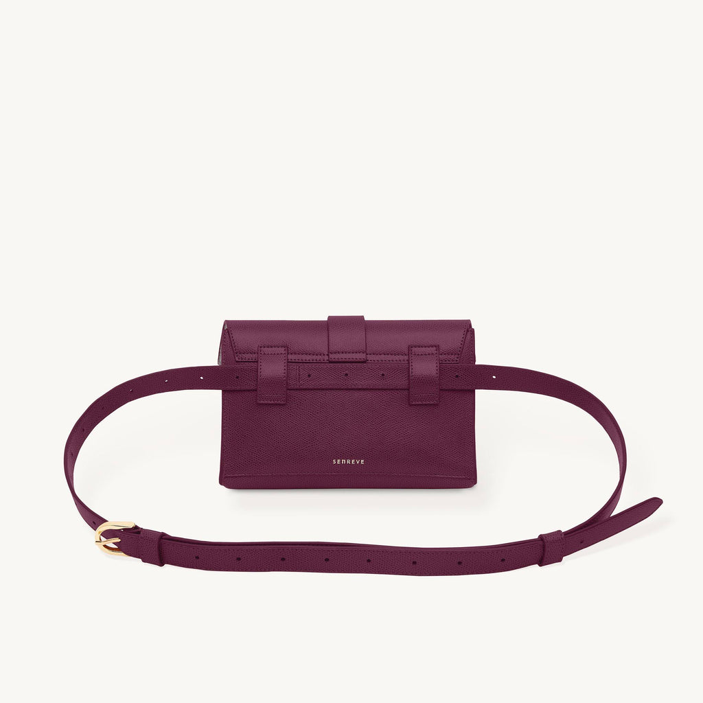 Pebbled Mint Silver Belt Bag I16358