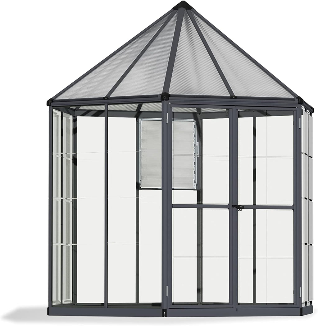 7' x 8' x 9' Gray Greenhouse I722792
