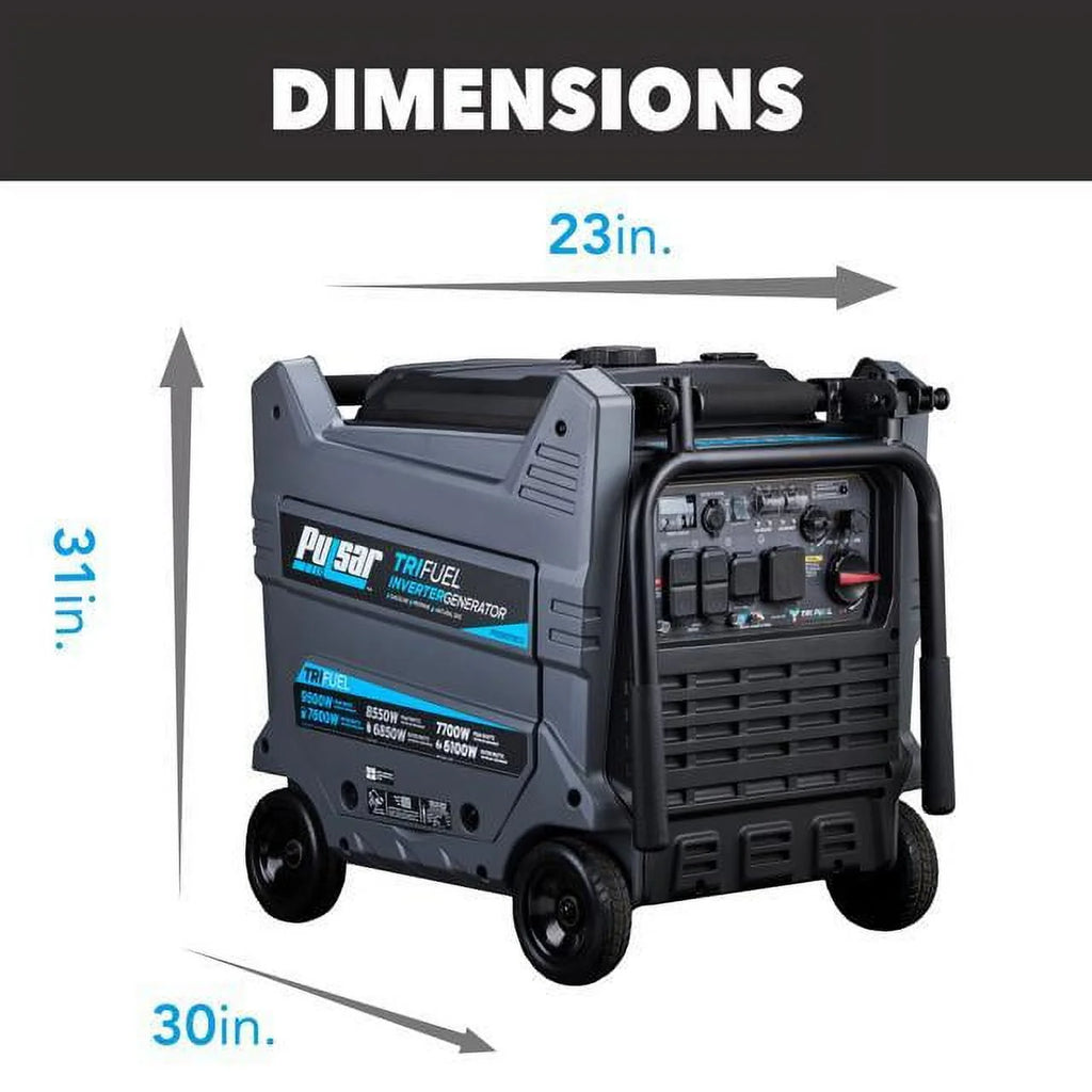 9500W Tri Fuel Portable Inverter Generator S7188