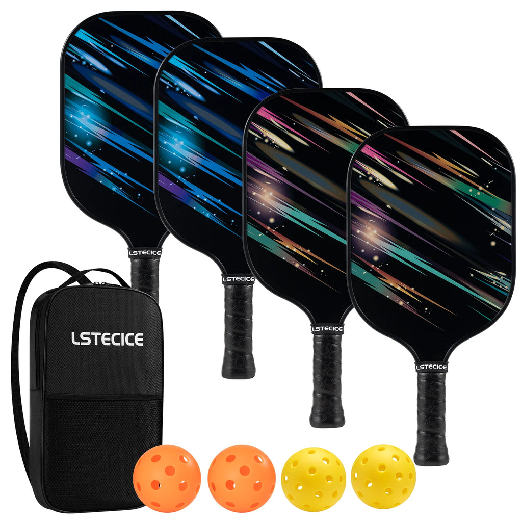 Fiberglass Composite 8oz Pickleball Paddle Set N563371