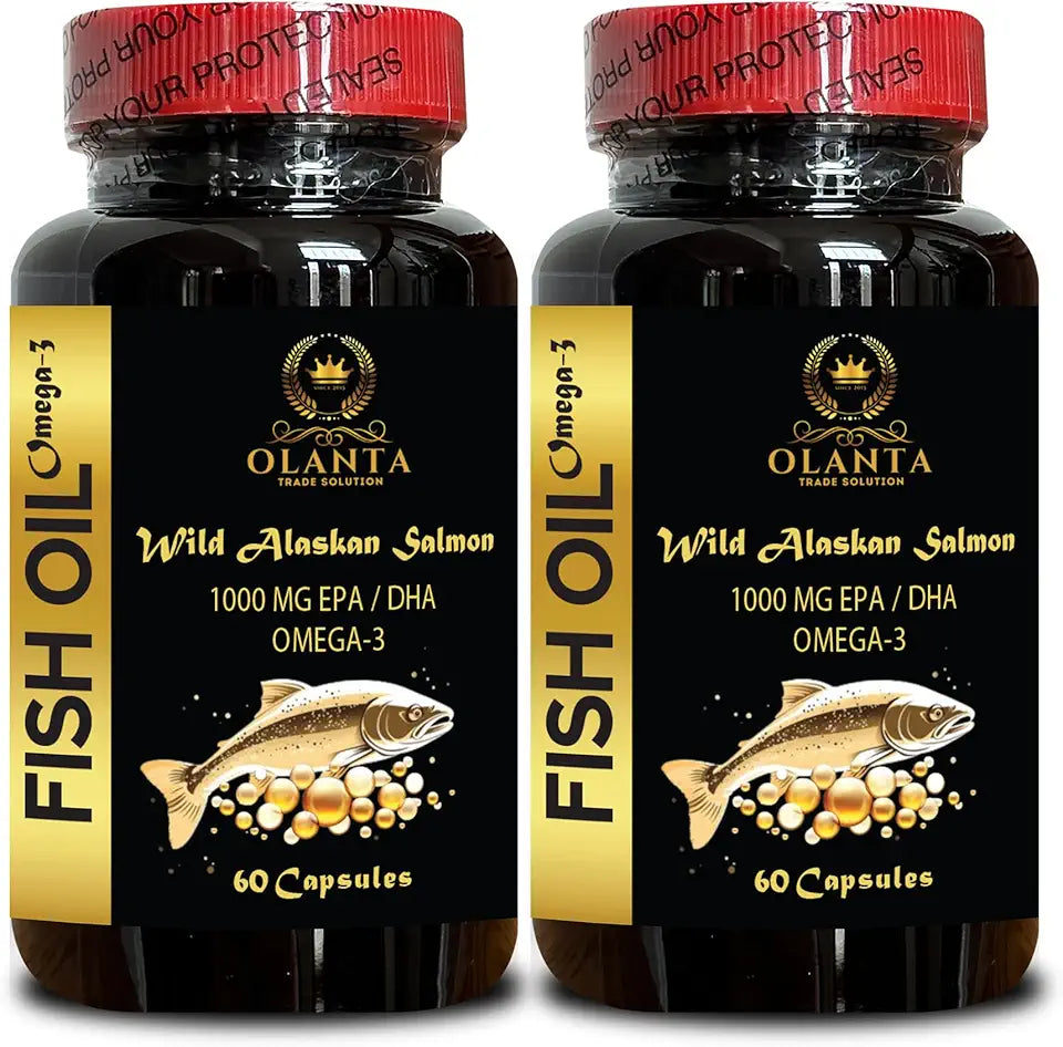 Fish Oil Omega 3 Fatty Acid Supplement 120 Capsules C447346