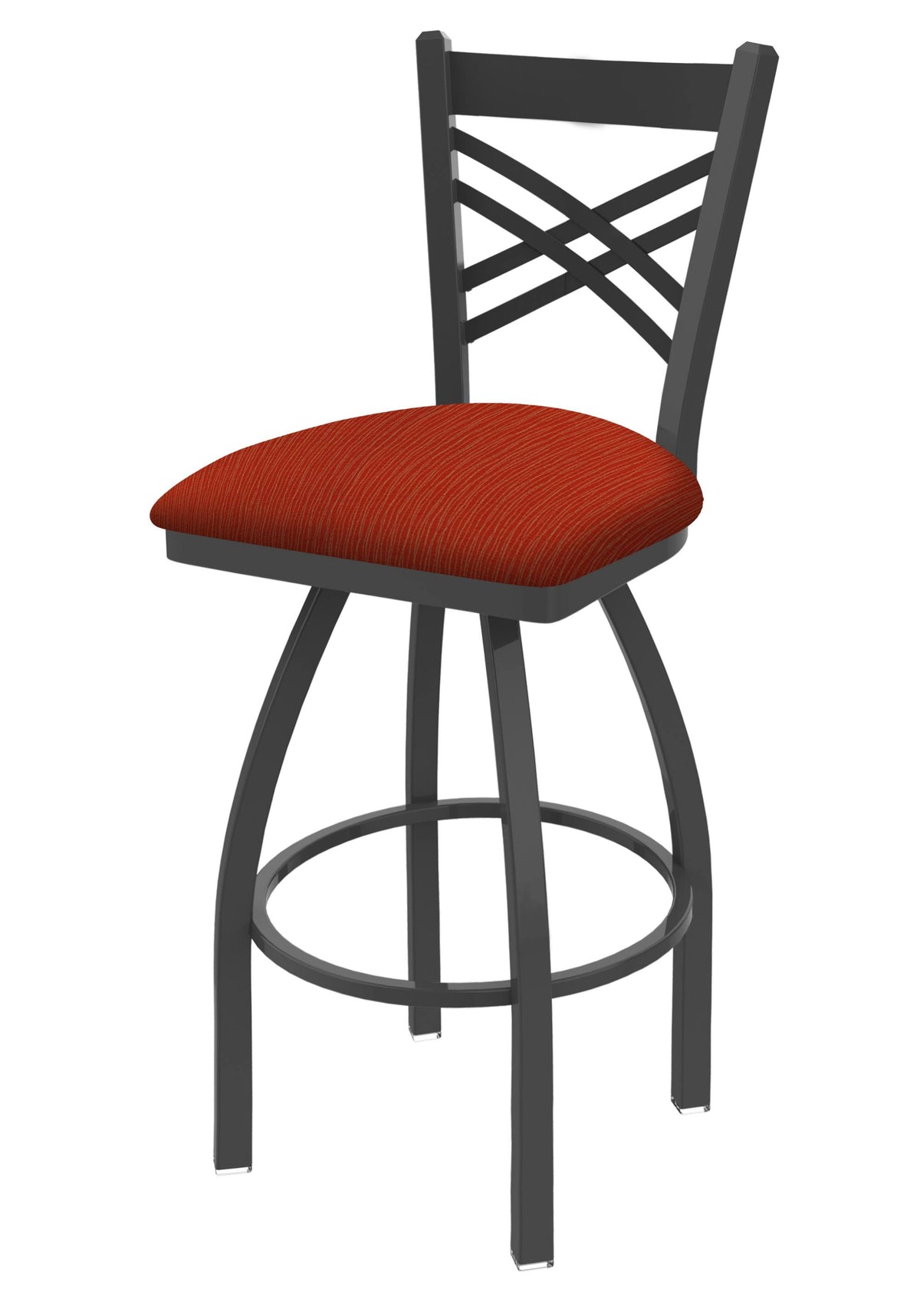 36 inch Swivel Bar Stool with Pewter Finish H497