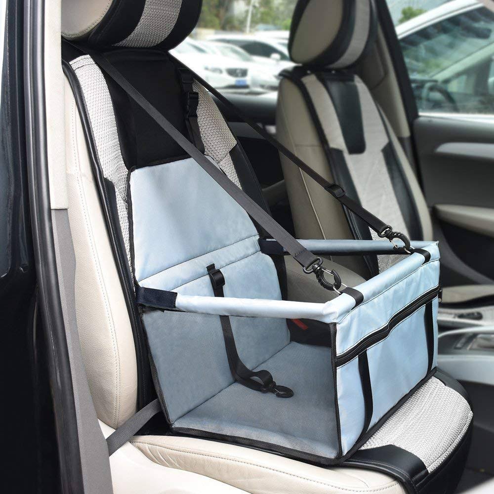 Pet Booster Car Seat with Safety Leash and Storage Pocket P276307