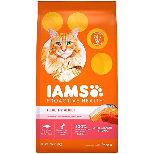 Adult Dry Cat Food with Salmon and Tuna 7 Pounds C5254
